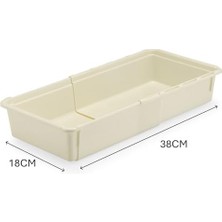 Storemax Sürgülü Plastik Çekmece Düzenleyici Seti – 3 Farklı Boy Seçeneğiyle Çok Amaçlı Organizer, Makyaj, Mutfak ve Ofis Için Pratik Saklama Kutusu (No:4)