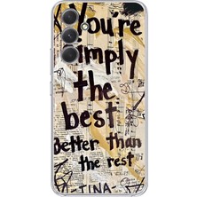 Manitoba Samsung Galaxy M14 Uyumlu Baskılı Yumuşak Silikon Şeffaf Telefon Kılıfı