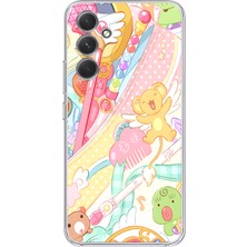 Manitoba Samsung Galaxy A56 Uyumlu Baskılı Yumuşak Silikon Şeffaf Telefon Kılıfı