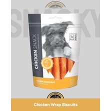 M-Pets Chicken Wrap Biscuits - Tavuklu Dürüm Bisküvi Köpek Ödül Maması 80 gr