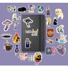 Storemax Disenchantment Paketi/bullet Journal Defter Çıkartma Ajanda Laptop Etiket, 8687198195460