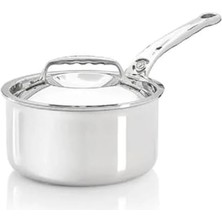 Storemax De Buyer 3746.20 Kapaklı Kulplu Tencere, Paslanmaz Çelik, Gümüş, 27,9 x 20,1 x 10,9 cm