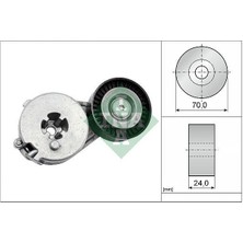 Ina 534033310 - Alternatör Gergi Rulmanı Kütüklü A4-A5-Q5 1.8tfsı Cfpa-Cjka-Caeb-Cdha