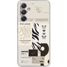 Manitoba Samsung Galaxy S24 Fe Uyumlu Baskılı Yumuşak Silikon Şeffaf Telefon Kılıfı