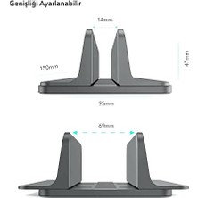 Storemax > N17 Dikey Genişliği Ayarlı Laptop Standı Space Gray