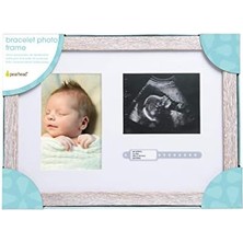 Storemax Bileklik Kimlik Fotoğraf ve Sonogram Çerçevesi, Bebek Ultrasonik Fotoğraf Çerçevesi, Rustik