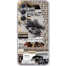 Manitoba Samsung Galaxy A35 Uyumlu Baskılı Yumuşak Silikon Şeffaf Telefon Kılıfı