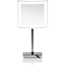 Decor Walther Ayna, Ledli, Tezgah Üstü, Kare, Pilli, Dokunmatik, 5x - Krom