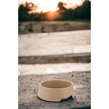 Comprox 350 ml Pratik Kullanım Krem MANTUS14 Kedi , Köpek Mama ve Su Kabı - 4 Renkli ,