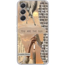 Manitoba Samsung Galaxy A26 Uyumlu Baskılı Yumuşak Silikon Şeffaf Telefon Kılıfı