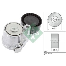 Ina 534066110 - Alternatör Gergi Rulmanı Kütüklü Astra K-Merıva-Insıgnıa-Zafıra 1.6 16V B16DTR-DTC-DTE-A16DTH-D16D