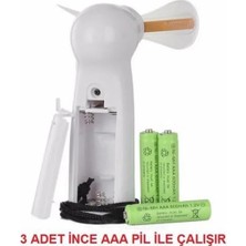 Storemax Pilli El Fanı | Taşınabilir Mini El Vantilatörü | Boyun Askılı Portatif Serinletici Fan | Sessiz, Hafif ve Güçlü Üfleme