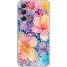 Manitoba Samsung Galaxy S24 Fe Uyumlu Baskılı Yumuşak Silikon Şeffaf Telefon Kılıfı