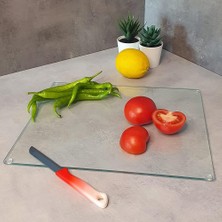 Storemax Decorıta Cam Kesme Tahtası | Saydam | 30CM x 40CM
