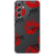 Manitoba Samsung Galaxy S24 Plus Uyumlu Baskılı Yumuşak Silikon Şeffaf Telefon Kılıfı