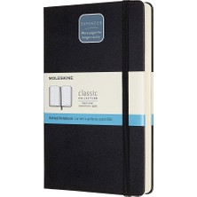 Moleskine Klasik Sert Kapak Noktalı (Dot) Defter L Boy 13X21 Cm. 400 Sayfa Siyah