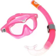 Aqualung Combo Mix Pembe Çocuk Maske Şnorkel Seti