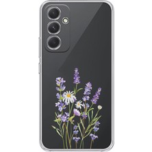 Manitoba Samsung Galaxy A55 Uyumlu Baskılı Yumuşak Silikon Şeffaf Telefon Kılıfı