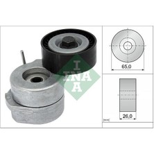 Ina 534005310 - Alternatör Gergi Rulmanı Kütüklü Lınea-Punto-Agıla-Astra H-J-Combo-Corsa C-D-Merıva 1.3cdtı-1.3jtd