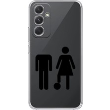 Manitoba Samsung Galaxy S24 Fe Uyumlu Baskılı Yumuşak Silikon Şeffaf Telefon Kılıfı