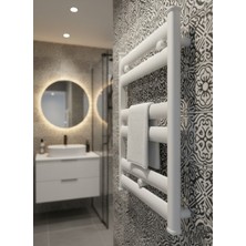 Emfa Aksesuar Beyaz Havlupan Vanalar Dahil Komple Set Beyaz Radyatör Beyaz Havlupan 50*70 Havlupan