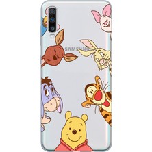 Manitoba Samsung Galaxy A70 Uyumlu Baskılı Yumuşak Silikon Şeffaf Telefon Kılıfı