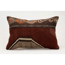 Kilim Wholesale El Yapımı Eski Kilimden Yapılmış Vintage Kırlent Kılıfı, YÜN,40X60CM