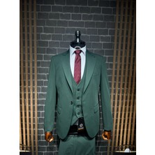 Dupont Slim Fit Tek Düğme Kırlangıç Yaka Takım Elbise