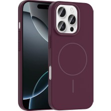 Egstech Apple iPhone 16 Pro Max Kılıf Kablosuz Şarj Ince Magsafe Manyetik Özellikli Elinizden Kaymaz Pürüzsüz Premium Kılıf