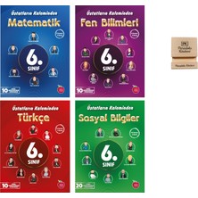 Newton Yayınları Newton 6. Sınıf Üstatların Kaleminden Matematik Fen Türkçe ve Sosyal 4lü Denemeleri + Telefon Standı