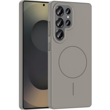 Egstech Samsung Galaxy S25 Ultra Kılıf Kablosuz Şarj Ince Magsafe Manyetik Özellikli Elinizden Kaymaz Pürüzsüz Premium Kılıf