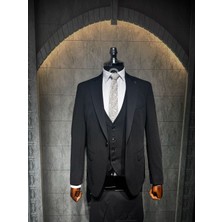 Dupont Slim Fit Tek Düğme Kırlangıç Yaka Takım Elbise