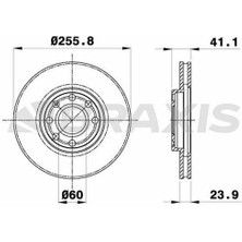 Braxis On Fren Dısk Aynası (4 Bıjon) Astra G