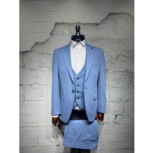 Dupont Slim Fit Tek Düğme Kırlangıç Yaka Takım Elbise