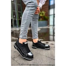 Verto CH183  Cst Jet Setter Mirror  Erkek Ayakkabı Sıyah/gumus