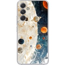 Manitoba Samsung Galaxy S25 Fe Uyumlu Baskılı Yumuşak Silikon Şeffaf Telefon Kılıfı