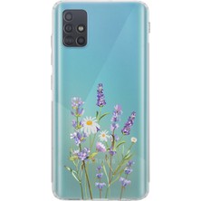 Manitoba Samsung Galaxy M31S Uyumlu Baskılı Yumuşak Silikon Şeffaf Telefon Kılıfı