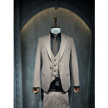 Dupont Slim Fit Tek Düğme Kırlangıç Yaka Takım Elbise