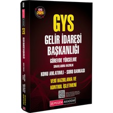 Pegem Akademi Yayıncılık 2026 GYS Gelir İdaresi Başkanlığı Görevde Yükselme Sınavlarına Ha