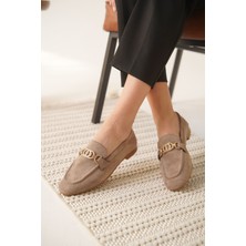 Roof Atelier Hera Vizon Süet Toka Detaylı Loafer Ayakkabı