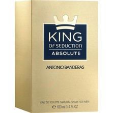Antonio Banderas Aromatik Deniz Kokulu King Of Seduction Absolute Edt Erkek Parfümü 100ML