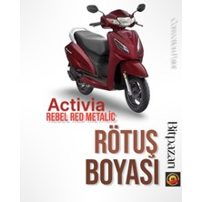 Flea Market Honda Activa Motorsiklet Rebel Red Metalik - Çizik Giderici Rötuş Boyası 25ML.