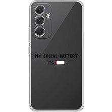 Manitoba Samsung Galaxy S25 Fe Uyumlu Baskılı Yumuşak Silikon Şeffaf Telefon Kılıfı