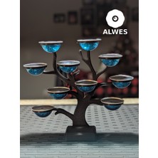 Nespresso Vertuo Uyumlu Kapsül Standı - Elit Ağaç Kapsül Tutucu