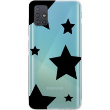 Manitoba Samsung Galaxy M31S Uyumlu Baskılı Yumuşak Silikon Şeffaf Telefon Kılıfı