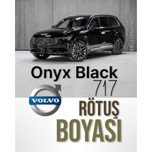 Flea Market Volvo 717 Onyx Black , XC90, XC60, XC40, S90, S60, V90, V60, EX90, C40, EX30 , Orjinal Rötuş Boyası