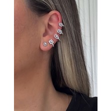 Özel Seri Taşlı Marka Küpe Earcuff