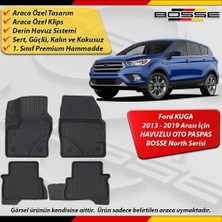 Ford Kuga Paspas Araca Özel 2013 - 2019 Derin Havuzlu Paspas Bosse North Serisi