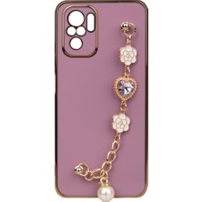 Kılıftech Xiaomi Poco M5S Kılıf El Tutamaçlı Kamera Korumalı Zore Taka Silikon Kapak