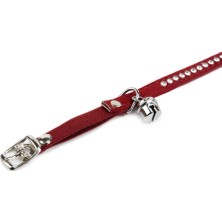 Mtxdpn Beeztees Kedi Boyun Tasması, Swarovski Taşlı, Kırmızı, 24,5-30CM